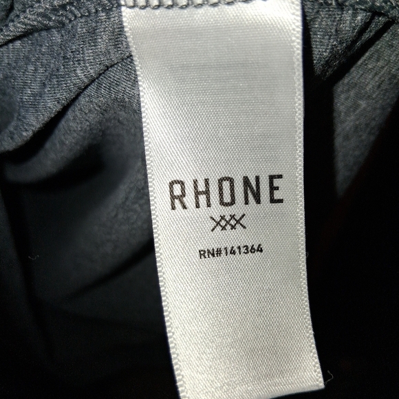 Rhone Mens Reign Midweight Hoodie Sz M Grey Workout Gym Performance Athleisure - Picture 5 of 6